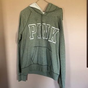 Green Victoria Secret PINK hoodie